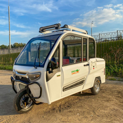 Трицикл GreenCamel Шторм Пикап  (60V 1500W) кабина, кузов, понижающая